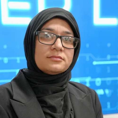 <b>Kanwal Rauf<br/>University College Birmingham</b><br/><br/>Head of Computing at UCB, she has 15+ years in UK computing education. A graduate of Aston University, she built her department from 18 to 800 students and leads inclusive, future-ready curriculum design.