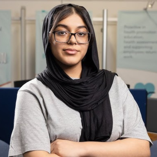 <b>Khadijah Bi<br/>Heales Medical</b><br/><br/>Cybersecurity apprentice at Heales Medical, Khadijah works on vulnerability scanning, compliance, and Raspberry Pi-based monitoring systems. She’s also developing full-stack skills, combining academic learning with hands-on technical expertise.